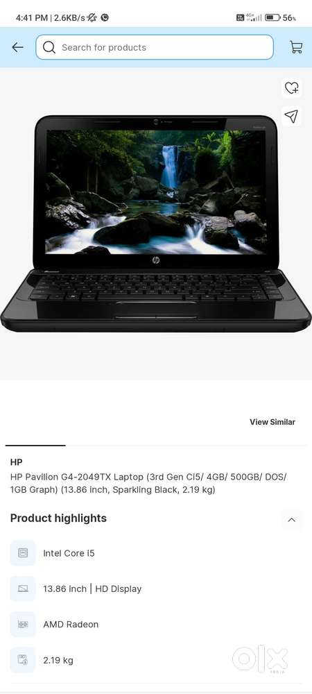 Hp pavalion g4 2049tx good condition
