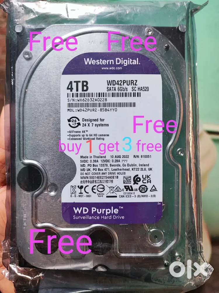 Western Digital Purple 4TB Surveillance