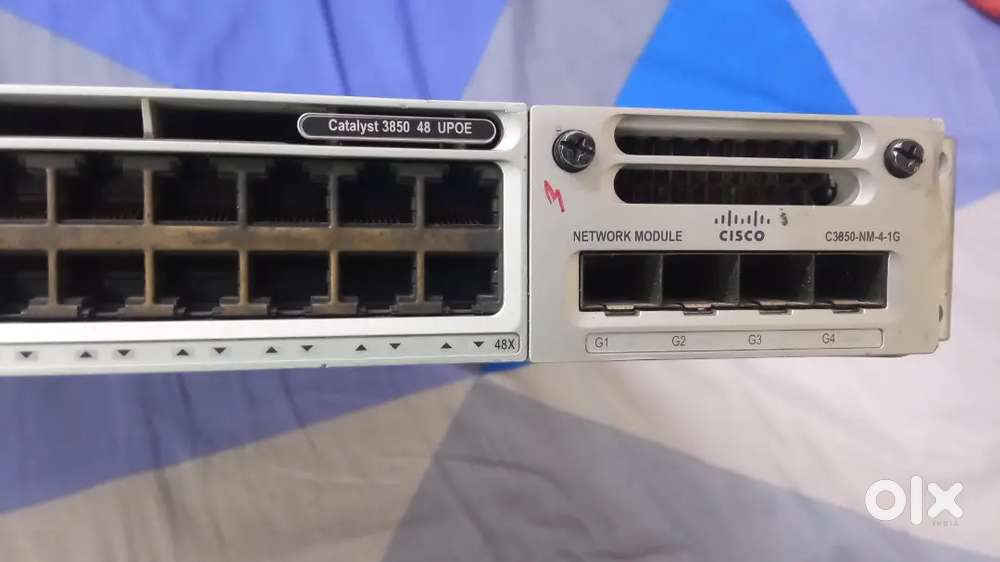 Cisco 3850 switch for sale in a good working condition