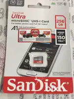 Sandisk memory card 256gb* unused