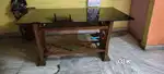 A brand new dinner table with 4 chairs made up of shakhun wood..