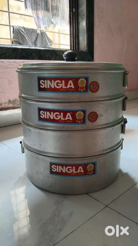Big size Momos steamer, paper cutter, electric board.