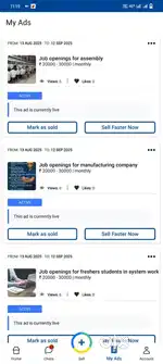 Hiring for machine operator