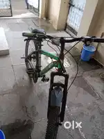 Selling leader 21 speed green nd balck colour gear cycle