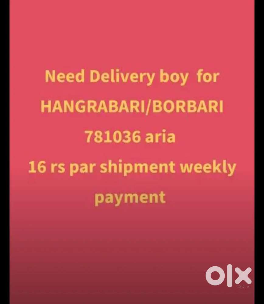 Delivery boy