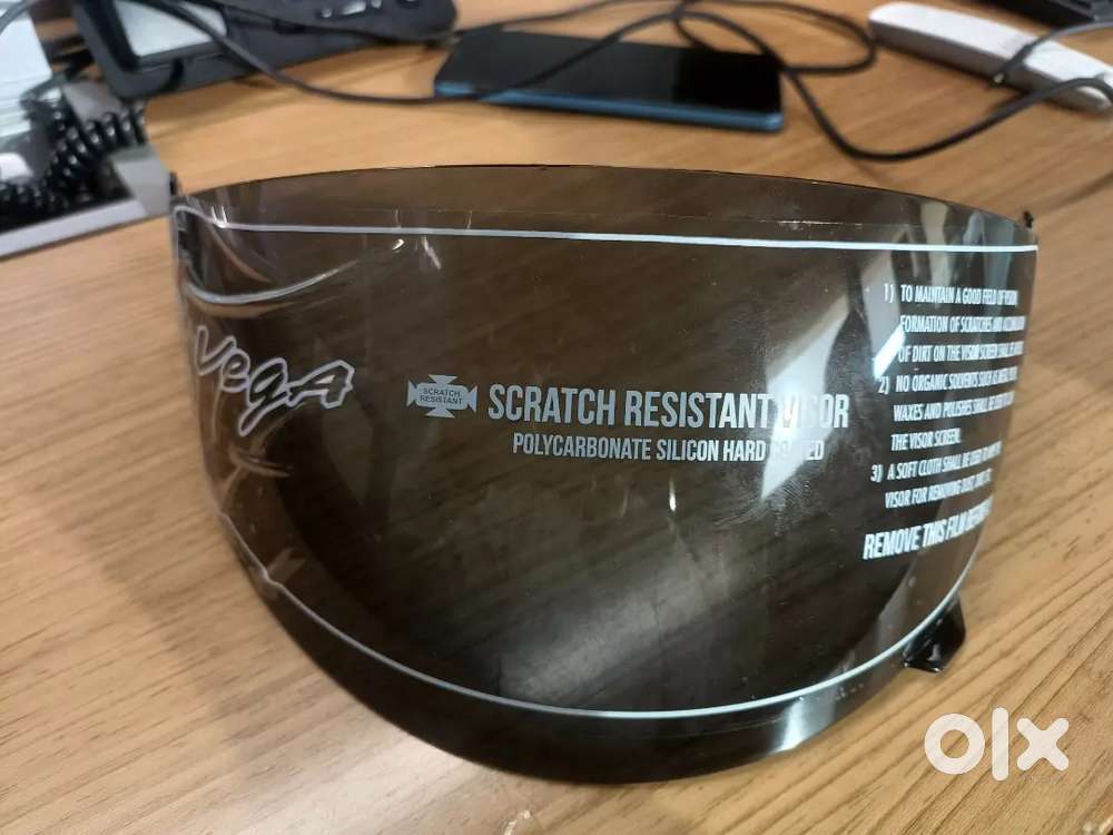 Helmate glass vega  Cliff Smoke Visor(Cliff, Cliff DX, Cliff Air)