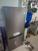 1 year old Voltas bottom freezer 400 l double door refrigerator