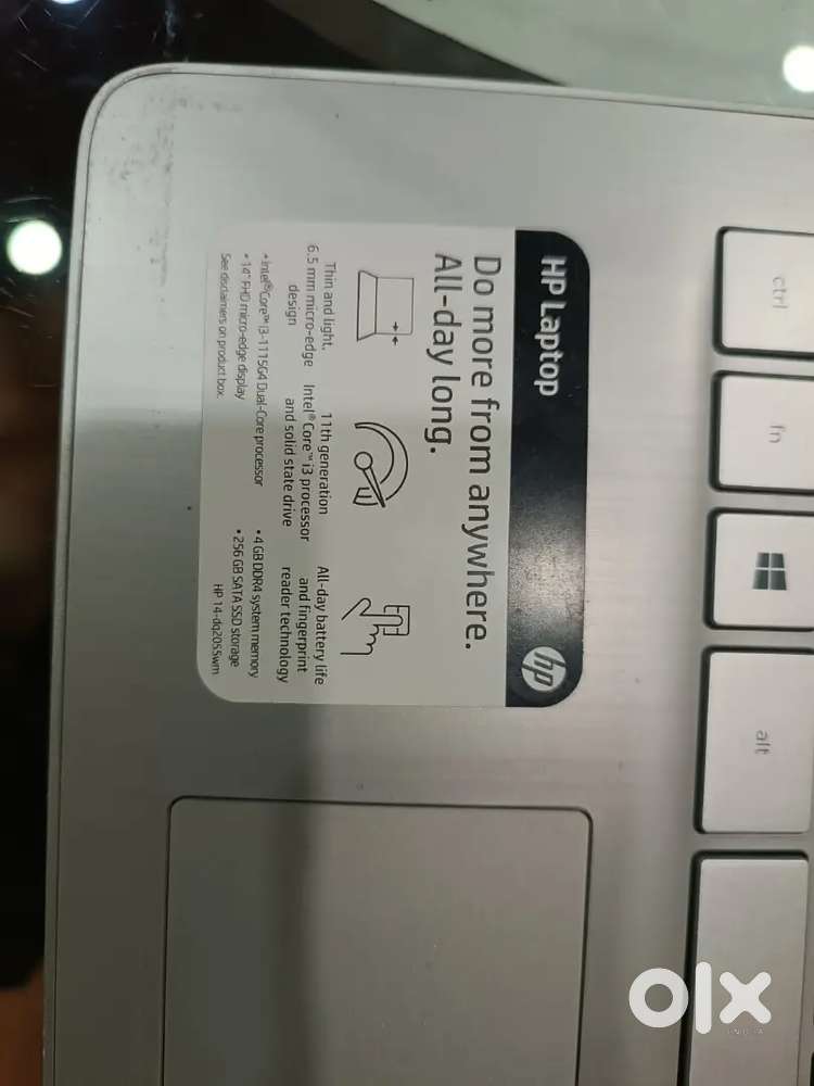 HP 14s Laptop – 11th Gen i3  4GB RAM  256GB SSD  Slim & Fast