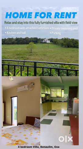 4 bhk villa on rent for long term basis only