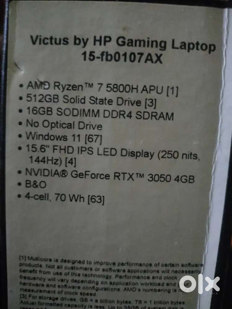 HP VITUS GAMING LAPTOP
