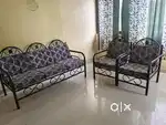 Metal sofa set