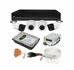 Cctv 4 HD camera complete setup with installation