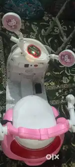 Kids electric bike and girls scooty