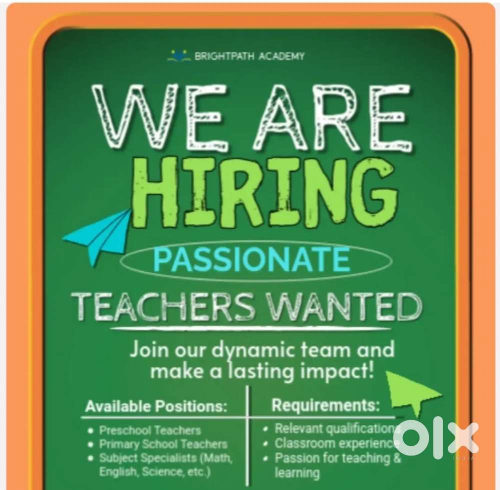 Part time english teacher required
