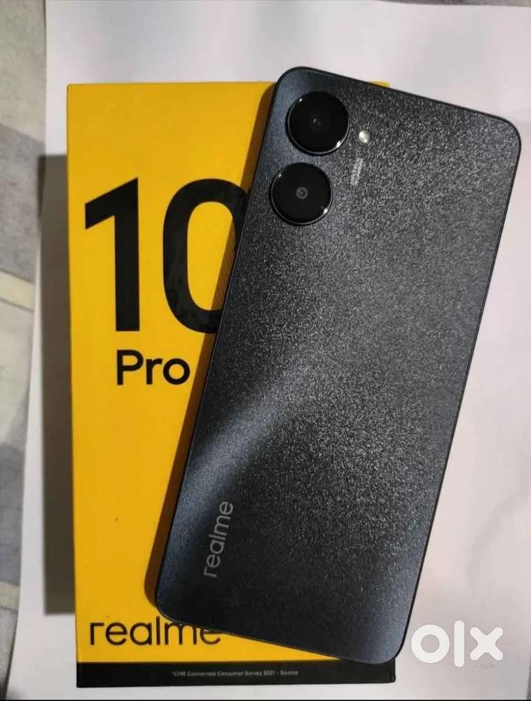 Realme 10 Pro 5G Ram-6 ROM -128 Box and charger available