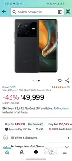 Vivo x80 12/256 Money problem 13 month Brand new condition