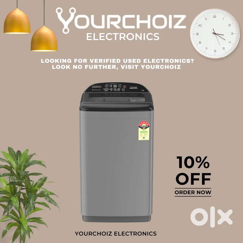 Latest model fridge and washing machine available only @yourchoiz
