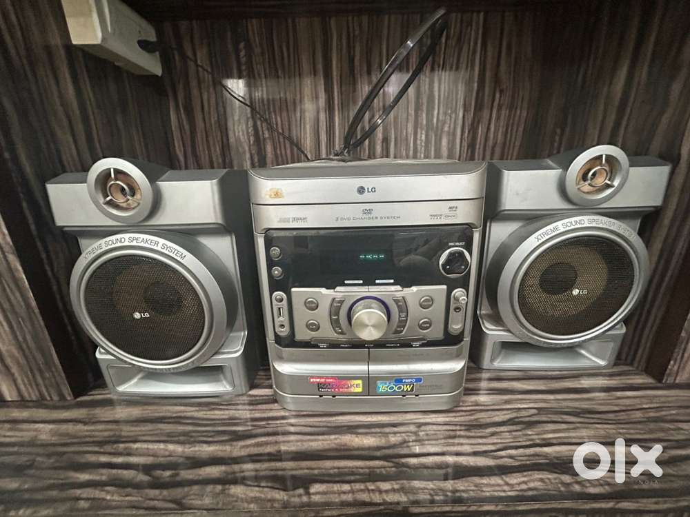 LG sound system with woofers