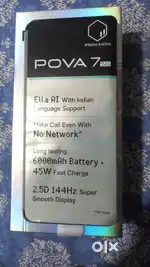 Tecno pova 7 ( 8gb +128 gb storage )