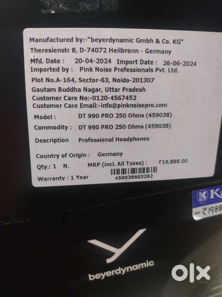 Beyerdynamic DT 990 PRO Over-Ear Studio Headphones-Open-Back, Wired