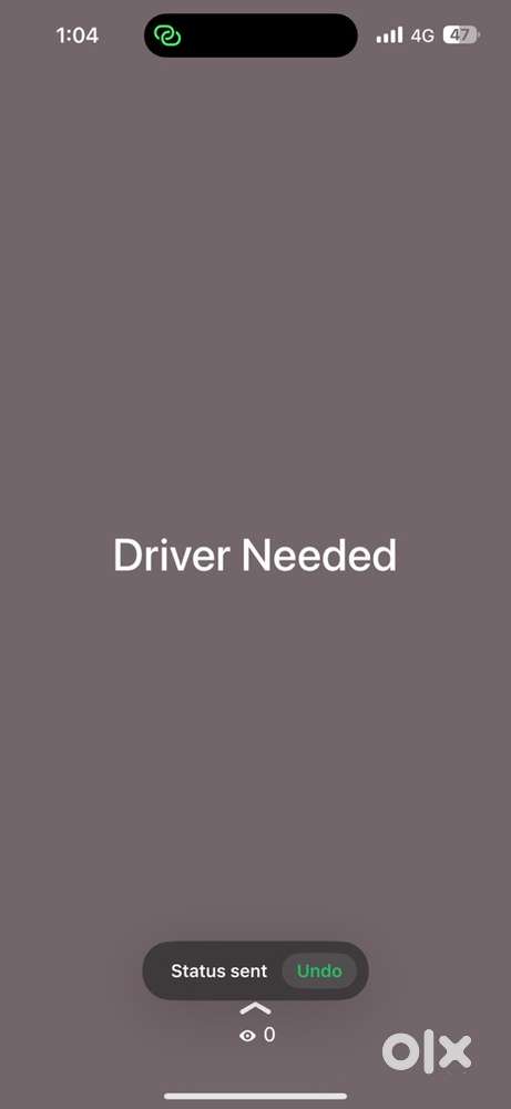 Driver Wanted