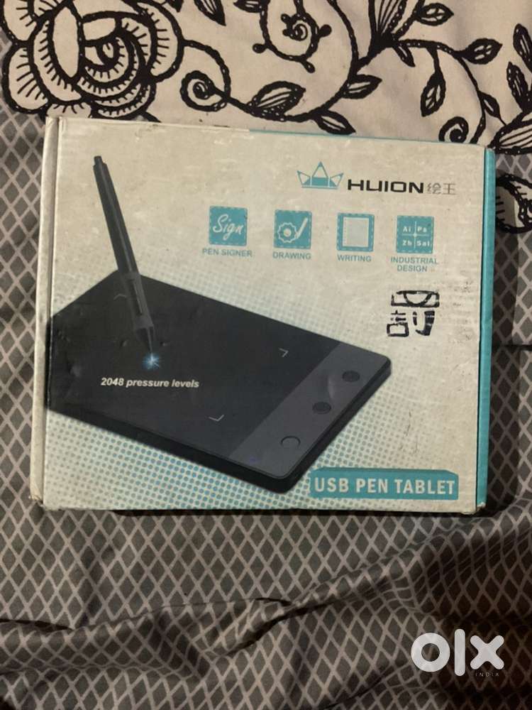 Huion drawing tablet for graphic design