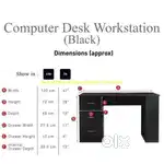 Black colour table brand new