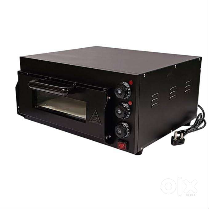 2000W Electric Single Deck Black Body Pizza Oven