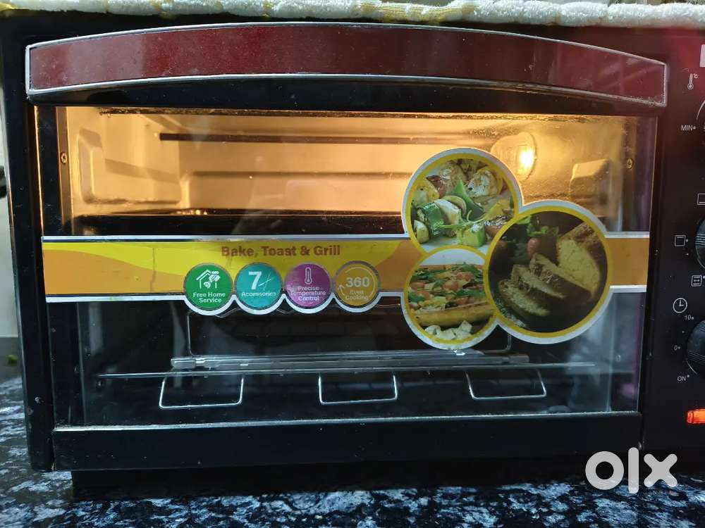 USHA OTG (Oven Toaster Grill) - 29 Ltr - Wine and Matte black