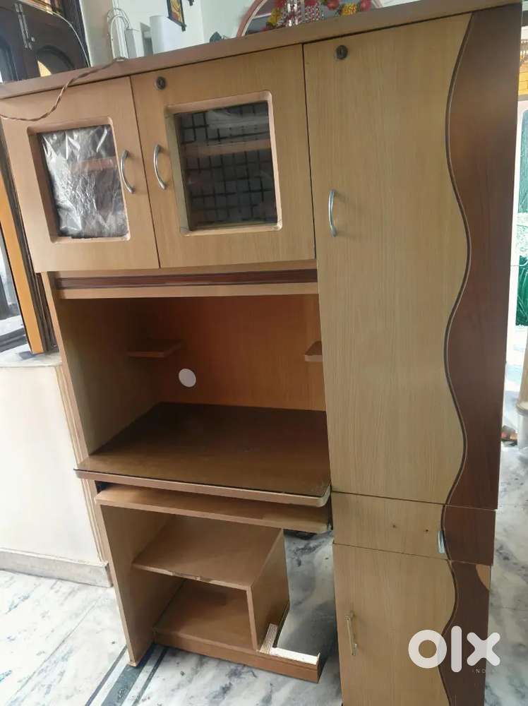 Study table with bookshelf