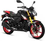 Apache RTR 4v top model black colour