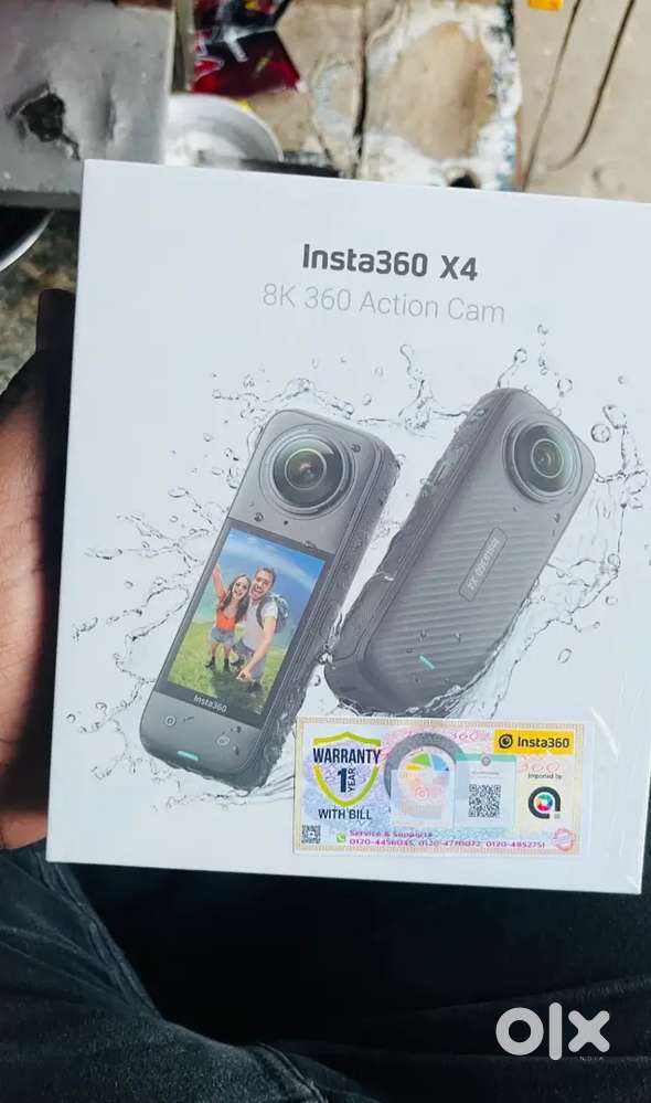 Insta360 X4 Sports and Action Camera (Black,
72 MP)