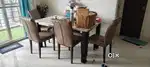 Marble 6 seater dinning table