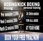 BOXING & KICKBOXING PERSONAL TRAINING
