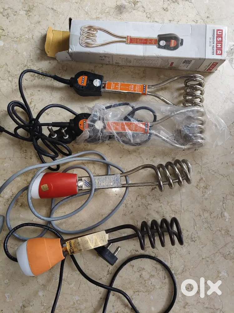 4 WATER HEATING ROD BRAND NEW Usha company 2 TON PASCHIM VIHAR