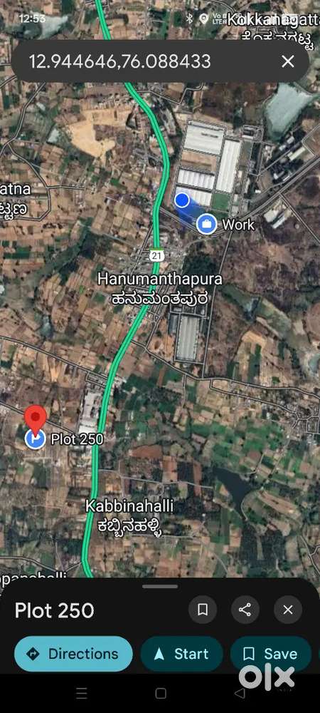 Approved Residential Layout Near Hanumanthapura