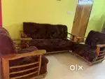 Teakwood sofa set 3+2 of durian style