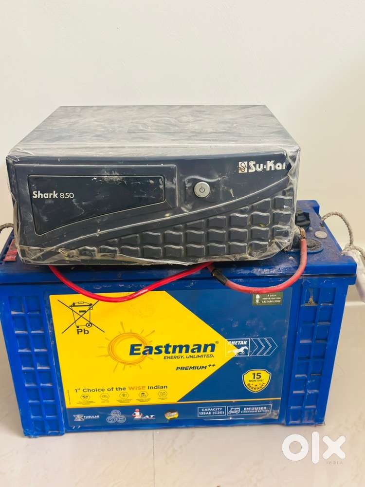 Inverter with battery