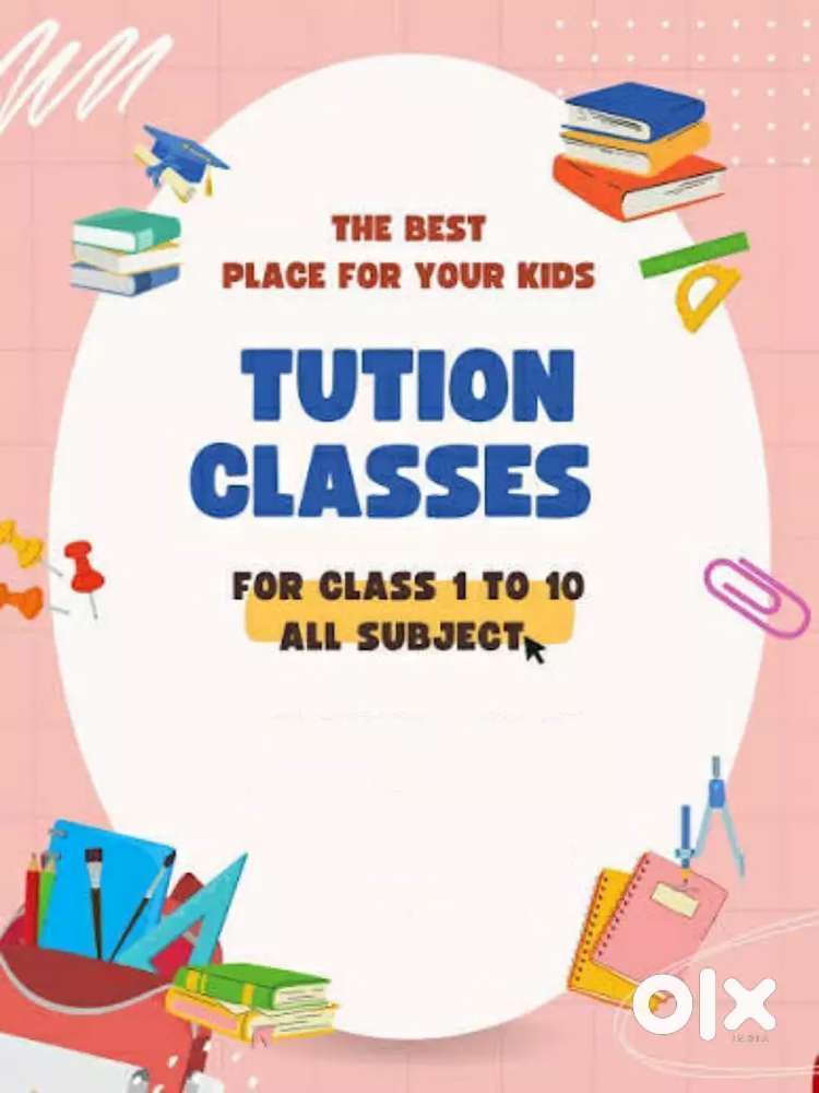 Classes for all subjects from class 1st to 10th offline and online