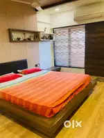 Beautiful 3 bhk full furnished high rise flat near Sadhuvaswani Road