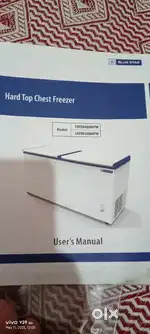 Hard top chest freezer