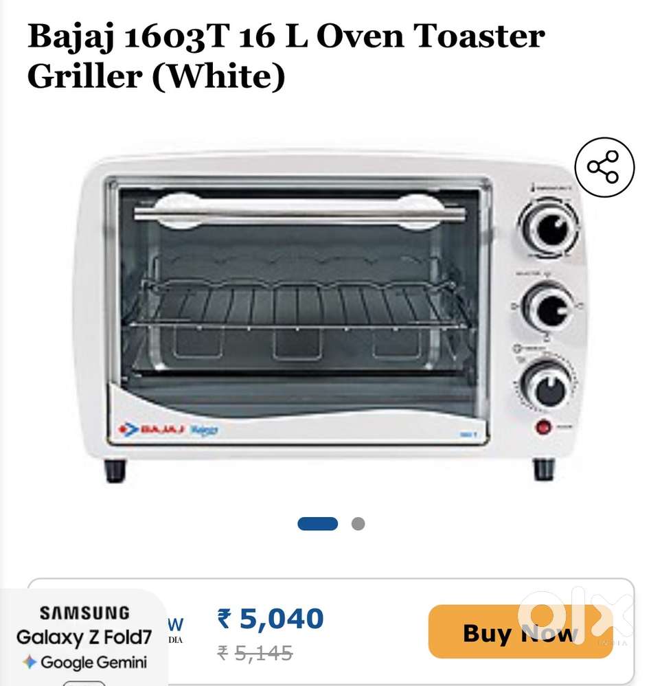 Bajaj 1603T-Oven toaster Griller