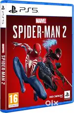 PS5 game disks - Spiderman 2 & Miles Morales