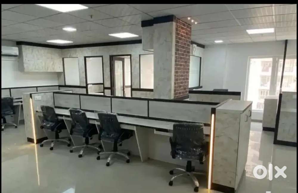 3 cabins 1 conference 25 workstations office space in vaishali