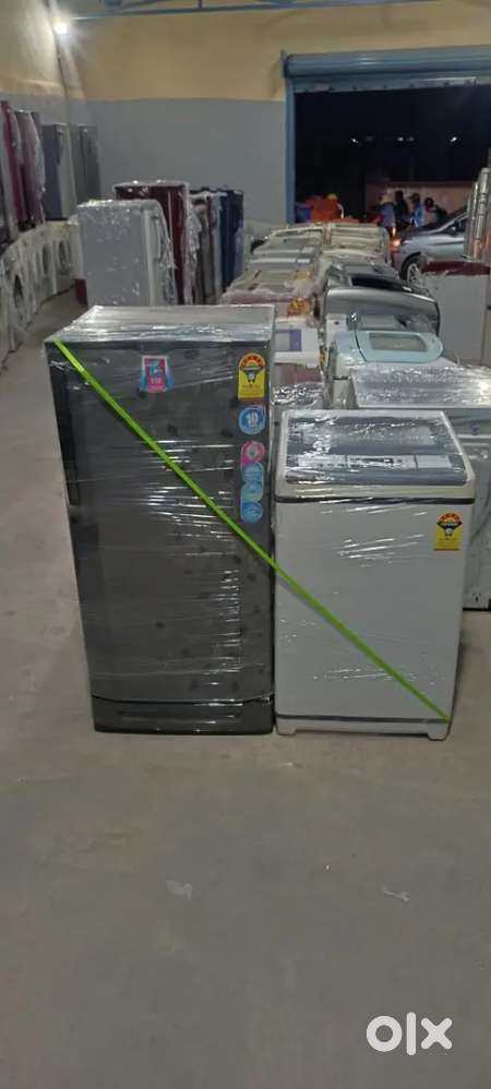 Godrej 5star rating single door and whirlpool top load machine