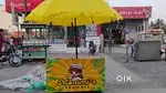 Panipuri  table PVC FULL WATERPROOF and movable table with ambarella