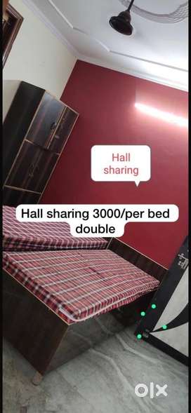 Fully furnished Hostel Boys sharing bed  available Near Metro station