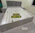 HAMZA FURNITURE NEW DESIGNER PARTICLE BOARD WOOD BED 6BY6