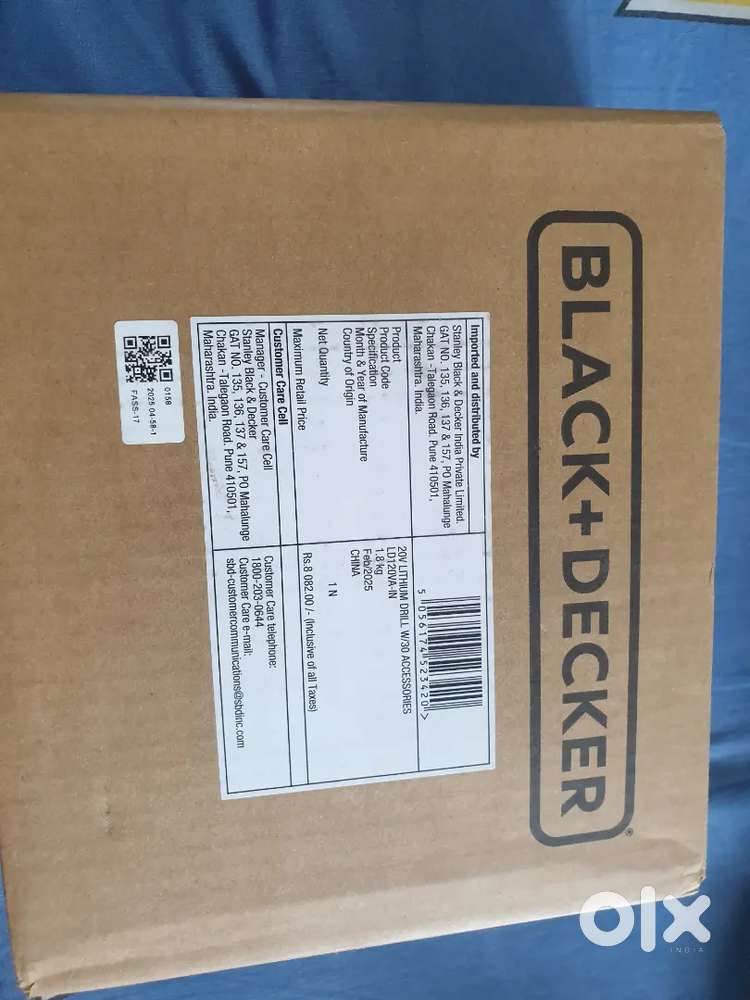 Black decker wireless hand drilling machine