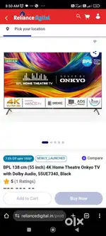 BPL 55 inch TV
